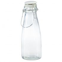 Bottiglie bottiglia decorativa in vetro con tappo Ø8cm 24cm