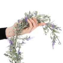 Prodotto Ghirlanda di lillà artificiale, decorazione primaverile per occasioni speciali e design stagionale, 145 cm, 2 pezzi
