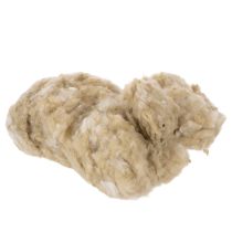 Prodotto Lana di pecora beige naturale, sfusa, per lavori di artigianato e decorazione, 250 g