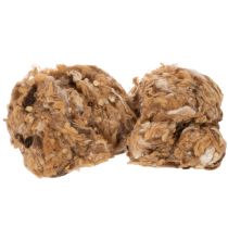 Prodotto Lana di pecora mélange marrone, lana naturale, sfusa, per lavori artigianali, 250 g