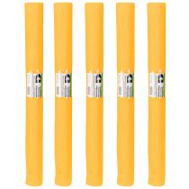 Prodotto Carta crespa per fioristi, carta crespa per fioristi, giallo sole 50×250cm, 5 pezzi