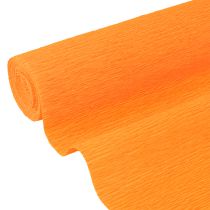 Prodotto Carta crespa fiorista arancione chiaro 50x250cm