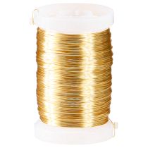 Prodotto Filo per fioristi Filo di mirto Filo decorativo oro 0,30 mm 100 g 3 pezzi