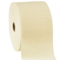 Prodotto Fiore crêpe crema champagne L10cm L250cm 2 pezzi