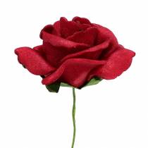 Prodotto Rosa in schiuma Ø4,5 cm diversi colori 36 pz