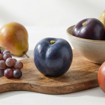 Prodotto Manichino per alimenti con frutta artificiale blu prugna Ø6,5 cm