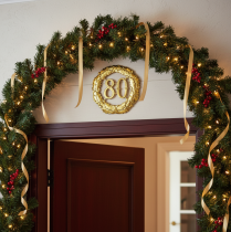 Prodotto Numero anniversario 80 in oro Ø40cm