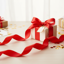 Prodotto Nastro per arricciare 50mm 100m rosso