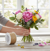 Prodotto Filo avvolto in carta, avvolto in filo metallico, Ø2mm, 100m, naturale