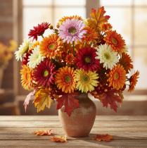 Prodotto Fiori Artificiali Gerbera Giardino Fiori Artificiali Viola 47cm