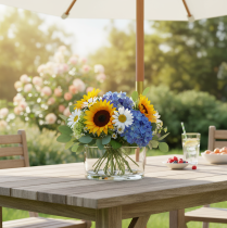 Prodotto Ciotola in vetro trasparente, piccola ciotola versatile per decorazioni in vetro, fiori, piante grasse e candele, 13 cm