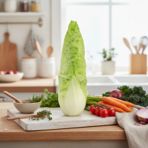 Prodotto Replica artificiale di cavolo cappuccio appuntito Ø5cm H18cm