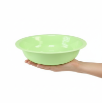 Prodotto Ciotola decorativa in metallo effetto smalto, verde lime, 25 cm