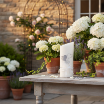 Prodotto Candela nuziale, candela nuziale argento, candela bianca 210/85mm