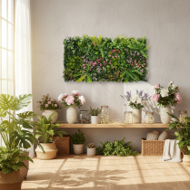 Prodotto Parete vegetale artificiale verticale 100 x 55 cm