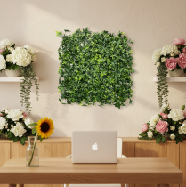 Prodotto Tappeto di edera artificiale verde 60x60 cm per decorazione murale
