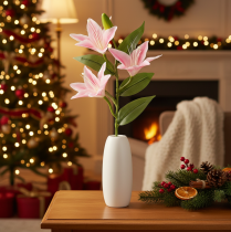 Prodotto Giglio artificiale, fiore a stelo, decorazione, 68 cm, 3 pezzi