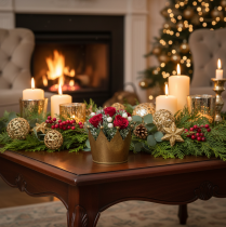 Prodotto Corona decorativa per la tavola e per Natale, 11 cm