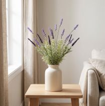 Prodotto Decorazione artificiale alla lavanda Mazzo di piante artificiali viola 36 cm