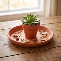 Prodotto Sottobicchiere Mediterraneo, ciotola in ceramica terracotta Ø10,7 cm