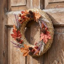 Prodotto Ghirlanda di paglia 25 cm anello decorativo ghirlanda naturale per decorazione fai da te 10 pezzi