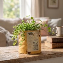 Prodotto Vaso decorativo in metallo color albicocca, Ø11cm H10.5cm