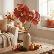 Prodotto Ramo decorativo foglie decorative albero di sego artificiale foglie rosse 72 cm