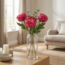 Prodotto Fiore di peonia artificiale per un'elegante decorazione d'interni, 58 cm