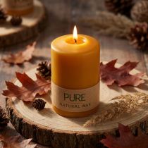 Prodotto Candela a colonna Candele Wenzel Candele PURE stearina miele 90x60mm
