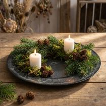 Prodotto Piatto decorativo antracite Ø33cm