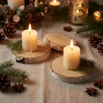 Prodotto Fette rotonde di betulla, naturali, 10 pezzi – Decorazione e artigianato, matrimonio, Natale