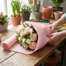 Prodotto Carta crespa per fioristi, rosa, 50x250 cm