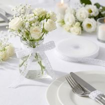 Prodotto Nastro decorativo nastro decorativo in pizzo per gioielli da sposa W16mm L20m