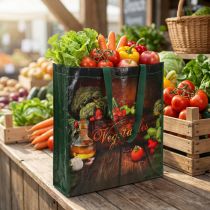 Prodotto Shopping bag con manici Verdure plastica 38 × 10 × 39 cm