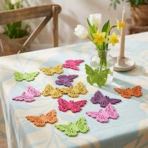 Prodotto Decorazione sparsa farfalla decorazione tavolo in legno primavera 4×3 cm 72 pz