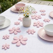 Prodotto Decorazione sparsa fiori in legno rosa decorazione da tavola estiva Ø2–6cm 20 pz