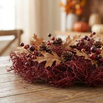 Prodotto Fibra di tamarindo rosso vino 500 g - Decorazione naturale in fibra di tamarindo per fioristi
