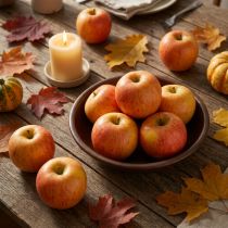 Prodotto Mele decorative Cox arancione 7 cm 6 pz