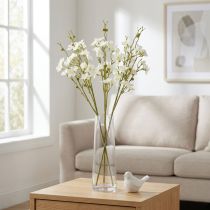Prodotto Rami di fiori di ciliegio Fiori di ciliegio artificiali bianchi 75 cm 3 pz