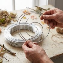 Prodotto Filo di alluminio filo decorativo filo artigianale argento Ø3mm 1kg