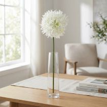 Prodotto Allium ornamentale artificiale Bianco Ø12cm A62cm