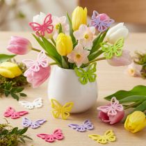 Prodotto Farfalle in feltro colorate – Farfalle decorative primaverili 6 colori 4cm 72 pz