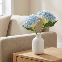 Prodotto Fiori di ortensia artificiali, design realistico, per la decorazione del soggiorno, 34 cm, 3 pezzi