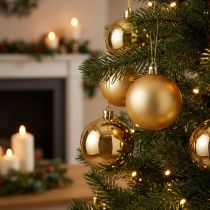 Prodotto Pallina di Natale oro 10 cm 4 pz