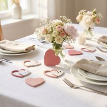 Prodotto Decorazioni sparse cuori rosa/bianchi 24 pz
