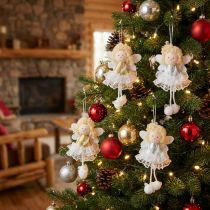 Prodotto Angelini biondi da appendere Decorazione natalizia 13,5cm 4pz