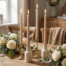 Prodotto Candele coniche Candele Wenzel beige 250/23mm 12 pz