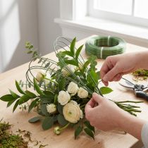 Prodotto Filo di alluminio verde Ø2mm filo per decorazioni artigianali 500g 60m