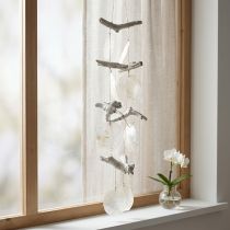 Prodotto Driftwood Capiz ghirlanda di conchiglie madreperla H100cm