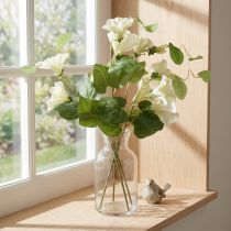 Prodotto Piselli odorosi artificiali, fiori da giardino, bianchi, 85 cm